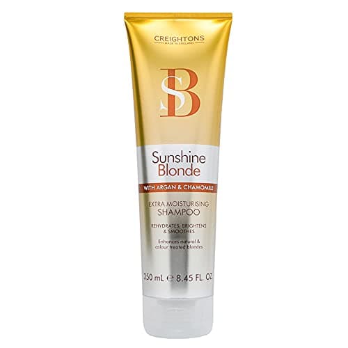 Image of Creightons Sunshine Blonde Extra Moisturising Shampoo (250ml) - With argan & chamomile. Rehydrates, brightens & enhances natural & colour treated blondes.