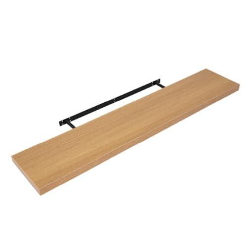 Image of Anika Floating Shelf / 3 Separate Sizes & 4 Colour Options / 3.8cm Thick Hollowboard/Bedroom/Kitchen/Living Room/Office (Oak, 120cm)