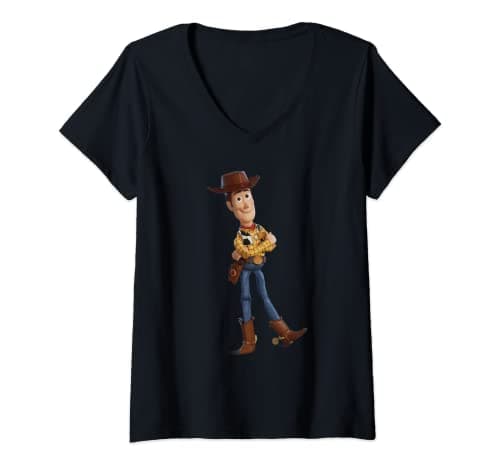 Image of Toy Story 4 Sheriff Woody V-Neck T-Shirt