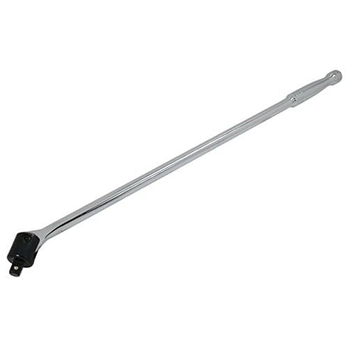 Image of Goodyear 24" X 1/2" Drive Flex Bar | Heavy-duty Chrome Vanadium Steel | Flexible, Ergonomic Handle For Optimal Torque | Durable, Reliable Tool| Long Slim Handle With Flexible Knuckle Joint