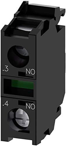 Image of Siemens 3SU1400-1AA10-1BA0 3SU14001AA101BA0 Contact Module 1NO, Black