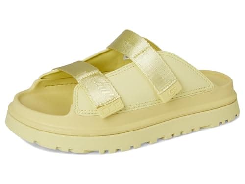 Image of UGG Unisex Kids Goldenglow Slide (Toddler/Little Big Kid) Sandals, Golden Apple, 2 Little Kid