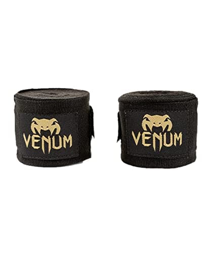 Image of Venum, Kontact Boxing Hand Wraps, Men's, 2.5m, Black/Gold