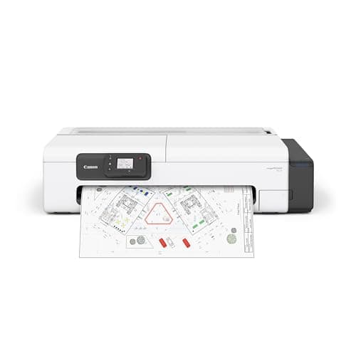 Image of Canon imagePROGRAF TC-21 24" - Large Format Printer, Poster & Plotter Printer, Automatic Roll & Cut Sheet Paper Feeder, Includes 280 ml of Ink, White