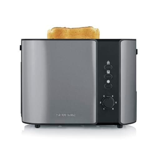 Image of Severin AT 9573 toaster 2 slice(s) 800 W Anthracite, Black