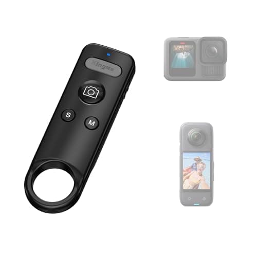 Image of Bluetooth Remote for Go Pro/Insta360 Remote, Compatible with Insta360 ACE/ACE PRO1/2/X2/X3/X4/X4 Air/X5/GO 3/3S & GoPro 13/12/11/10/9/8，Action Camera Bluetooth Camera Remote for Vlogging, Cycling