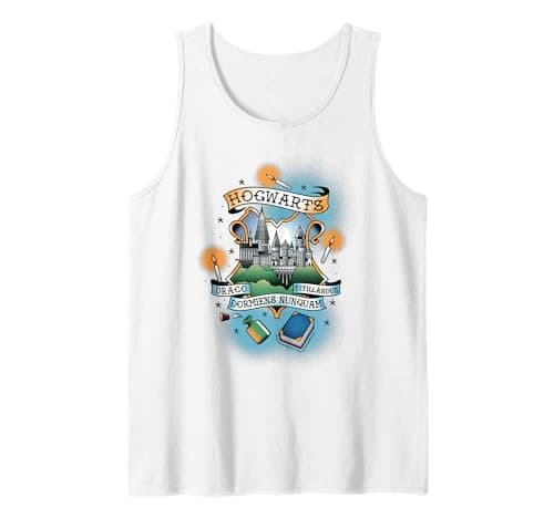 Image of Harry Potter Hogwarts Draco Dormiens Nunquam Titillandus Tank Top