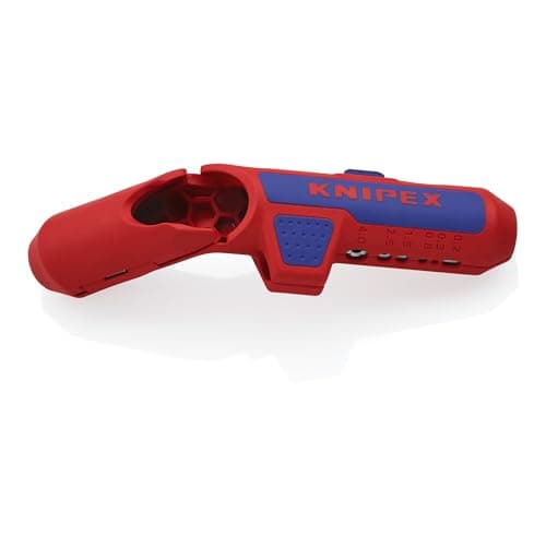 Image of KNIPEX Ergostrip Universal Stripping Tool for Left-Handers Self-Service Card 135 mm, 16 95 02 SB