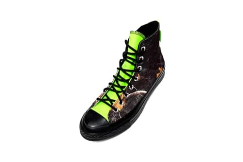 Image of Converse Men's Chuck Taylor Hi 70 GTX Fashion High Top Shoes Trainers, Realtree Black Lemon Venom