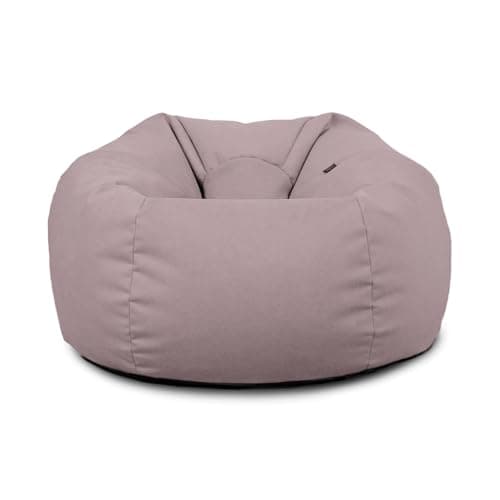 Image of rucomfy Beanbags Large Adult Bean Bag Chair with Filling Included - Machine Washable Durable Big Bean Bag for Adults - Comfortable Home & Living Room Beanbag Seat (Lilac, Beanbag Only)
