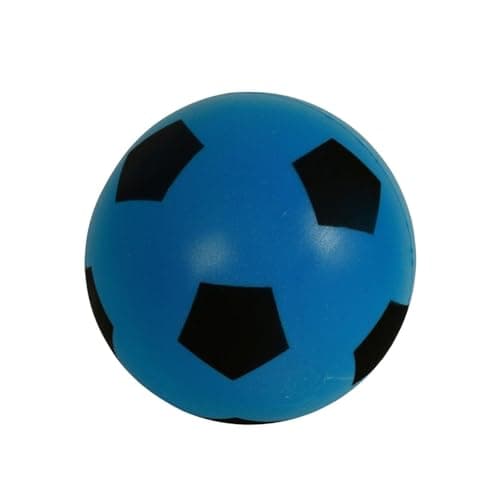 Image of ZOPPER Fun Sport Foam Football 12cm - Blue Soft Sponge Foam Soccer Ball, Indoor Outdoor Foam Ball Great Fun & Suitable For All Ages