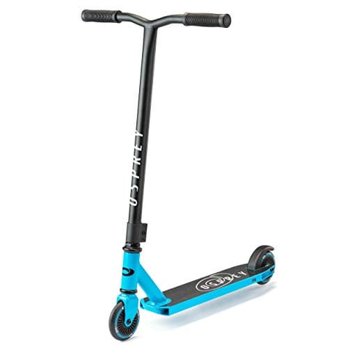 Image of Osprey Stunt Scooter | for Boys Girls Kids and Adults, Kick T-Bar Street Pro 360 Spin Scooter with ABEC 5 Bearings and Ergonomic Handlebars, Multiple Colours, Blue