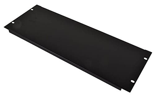 Image of 5 U 19" Blank Rack Panel With Black Finish