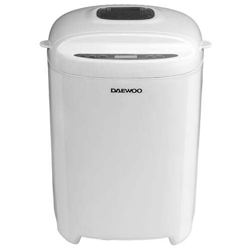 Image of Daewoo 2lb Digital Bread Maker with 11 Settings, Delay Timer & Keep Warm – Bakes White, Whole Wheat, Gluten-Free, Cake & Dough, Adjustable Crust Control, Non-Stick Pan & Viewing Window