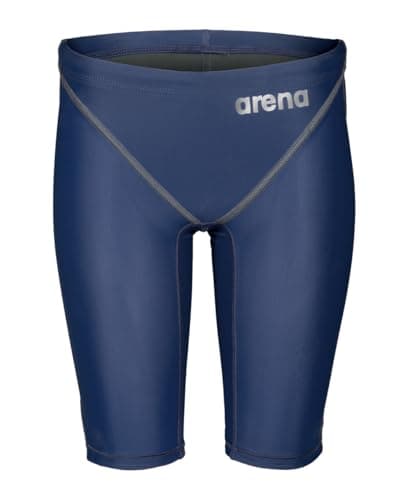 Image of ARENA Powerskin ST Next Boys' Jammer, FINA Approved Racing Swimsuit, Boys' Recycled Fabric Swimsuit, Boys' Lined Jammer Blue