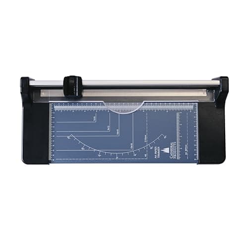 Image of Cathedral Products A4 Rotary Paper Trimmer Cutter with Metal Base - 320 x 157mm Cutting Table