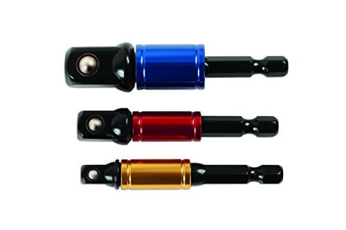 Image of Laser 6983 Socket Adaptor Set, Rotating Sleeve 1/4"D, 3/8"D, 1/2"D 3pc