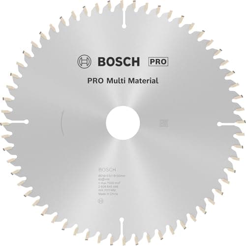 Image of Bosch 1x PRO Multi Material Circular Saw Blade for Corded Mitre Saws (for Aluminium, Plastics, Ø mm, Professional Accessory Mitre Circular Saw)