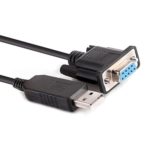 Image of Suamdoen USB CAT Programming Cable FT231XS Chip USB DB9 Female Serial RS232 Communication Adapter Cable for Yaesu FT-450 FT-950 FT-1000MP FT-2000 FT-9000 ST-9F