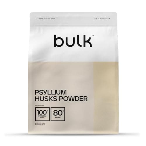 Image of Bulk Pure Psyllium Husk Powder, High in Fibre, 500 g, Packaging May Vary
