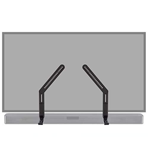 Image of ECHOGEAR Sound Bar Mounting Brackets for TVs - Adjust Height & Depth for Maximum Compatibility Between Your TV & Soundbar - Works with with LG, Vizio, Bose, Dolby Atmos Speakers & More
