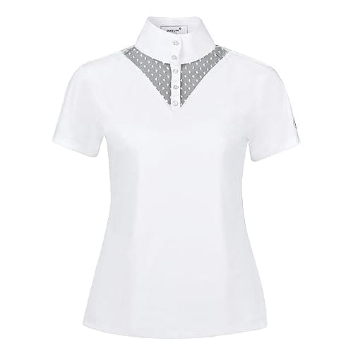 Image of Dublin Tara Competition Lace Shirt, White, Ladies L