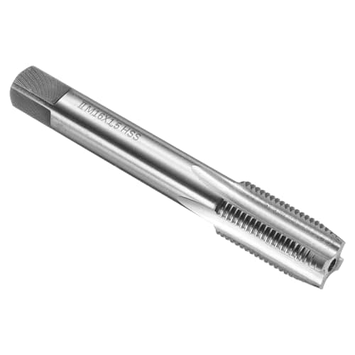 Image of sourcing map Hand Plug Tap M16 x 1.5 H2 Metric Thread Plug Style Taps Straight Flute Screw Tapping Threading Tool 9CrSi Alloy Tool Steel