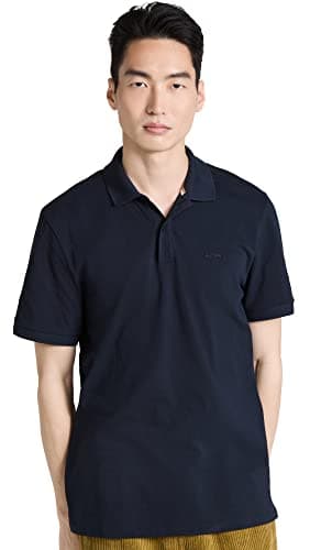 Image of Hugo Boss Men's Pallas Short Sleeve Polo Shirt, Dark Blue, M UK