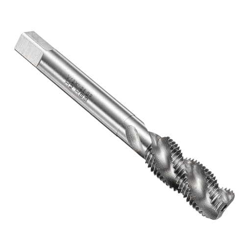Image of sourcing map Spiral Flute Thread Taps M12 x 1.25 H2 Metric Machine Threading Tap Bit, Uncoated Screw Tapping Repair Tool, M2 High-Speed Steel (HSS)