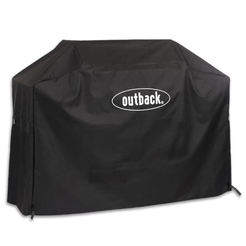 Image of Outback Premium BBQ Cover To Fit 6 Burner Hooded Meteor/ Saturn/Jupiter > Water resistant and breathable protective cover with high thread count - OUT370423
