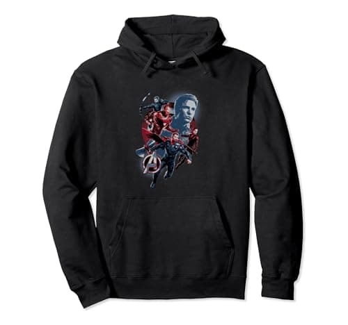 Image of Avengers Endgame Captain Shield Team Pullover Hoodie