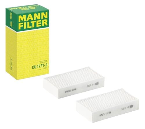 Image of MANN-FILTER CU 1721-2 Cabin Air Filter (set of 2) - for Cars + Transporters