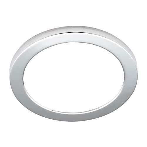 Image of LITECRAFT Darly Flush Ceiling or Wall Light Integrated LED - (18 Watt, Polished Chrome)