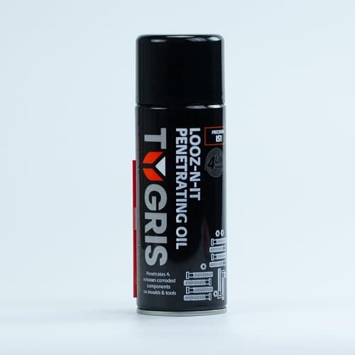 Image of TYGRIS IS1 Looz-n-It Penetrating Oil 400ml Spray – Rust & Corrosion Penetrant, Water-Displacing Lubricant for Seized Metal Parts, Moisture Repellent & Degreaser