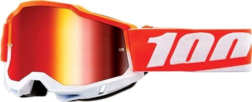 Image of 100% Accuri 2 Motocross & Mountain Biking Adult Goggles (Matigofun - Mirror Red Lens)