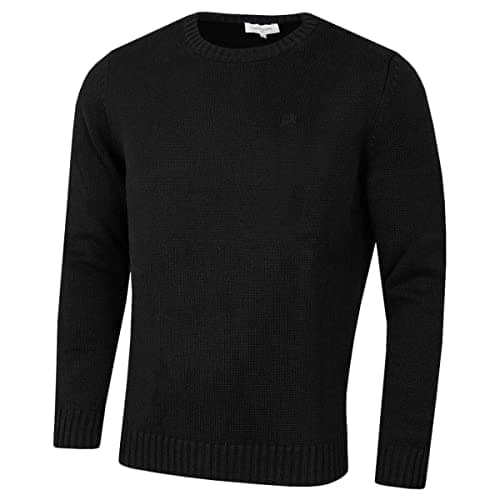Image of Calvin Klein Mens Campus Crew Neck Sweater - Black - L