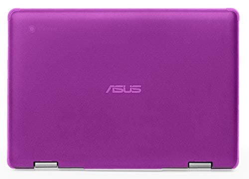 Image of mCover Case Compatible for 2019~2021 11.6" ASUS Chromebook Flip C214MA Series Convertible Laptop Computers ONLY (NOT Fitting Any Other ASUS Models) - Purple
