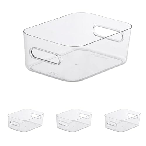 Image of SmartStore - Compact Clear Storage Box S - Small - Transparent (Pack of 4)