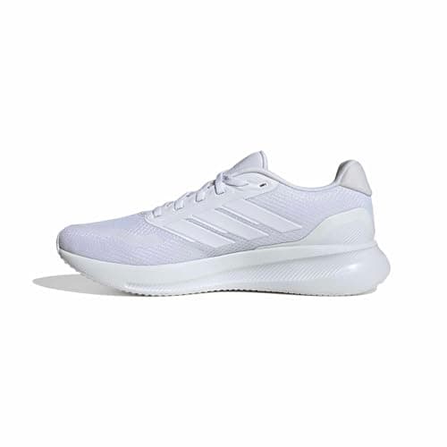 Image of adidas Men's Runfalcon 5 Running Shoes, Cloud White/Cloud White/Cloud White, 12.5 UK