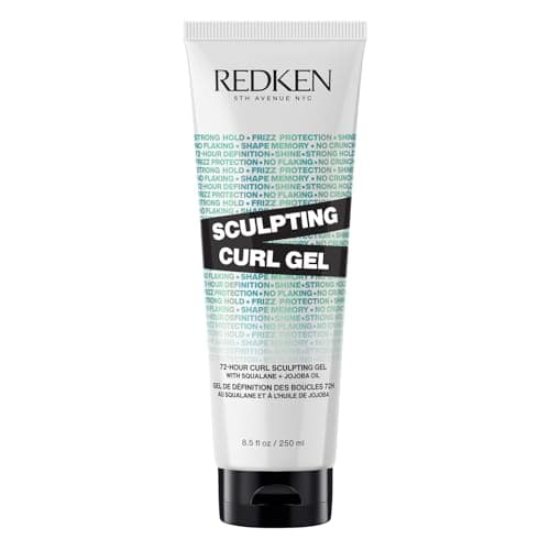 Image of REDKEN Sculpting Curl Gel for Curly & Coily Hair, Up To 72-Hour Strong Holding Gel, With Squalane and Jojoba Oil, Non-Sticky Formulation, 250ml