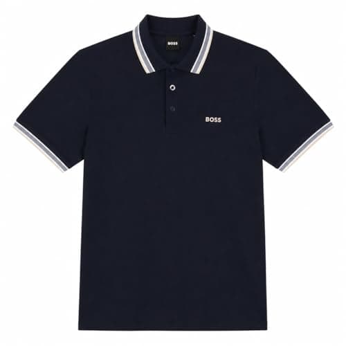 Image of BOSS Men's Polo Shirt, Medium Blue 426, L