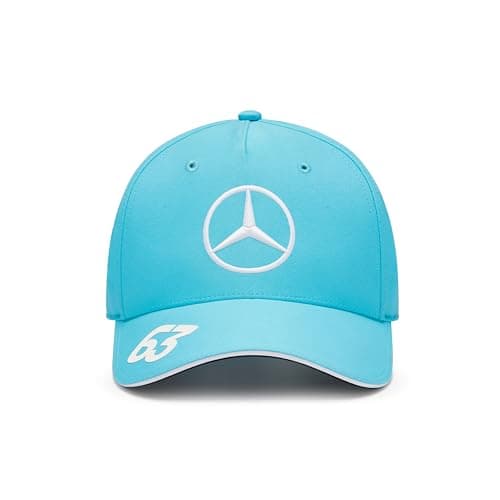 Image of Mercedes AMG Petronas F1 2024 George Russell Driver Cap - Blue - One Size Fits Most