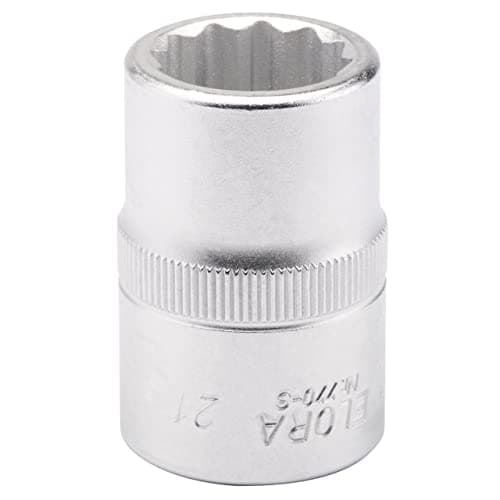 Image of Draper 690 Elora Bi-Hexagon Socket, 3/4" Square Drive, 21mm
