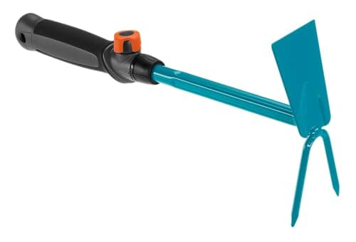 Image of GARDENA combisystem Hand Hoe (Straight Blade, 2 Teeth), 36.6x16.8x5.2 cm