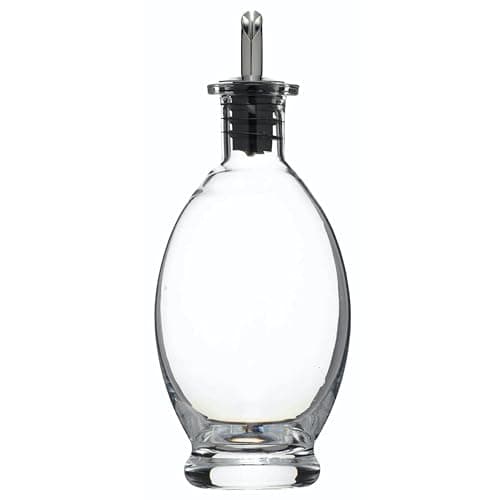 Image of KitchenCraft World of Flavours Italian Vinegar Bottle/Oil Pourer, Glass, Bellied Design, 4 ml