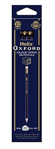 Image of Helix Oxford HB Grade Drawing/Writing Pencils - Pack of 12
