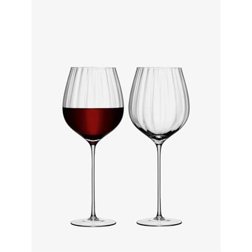 Image of LSA International Aurelia Red Wine Glass 660ml Clear Optic Set of Two