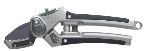 Image of Kent & Stowe Secateurs Anvil - Carbon Steel Blades with Patented Eversharp Technology - Cutting Tool for Cutting Dry Wood - 10 Year Warranty