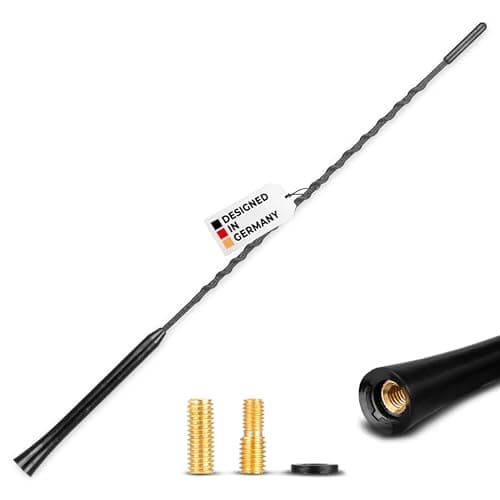 Image of alca Universal Length 40 cm 537000 16 V AUTO ANTENNA Replacement Rod for 16 V Aerial with Adaptor M5/M6 537000