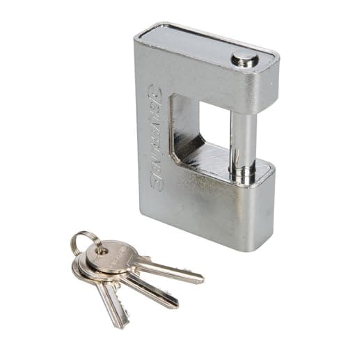 Image of Silverline 792082 Close Armoured Shutter Lock Padlock 90 mm